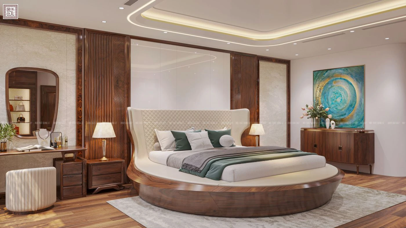 Nội thất phòng ngủ gỗ tự nhiên