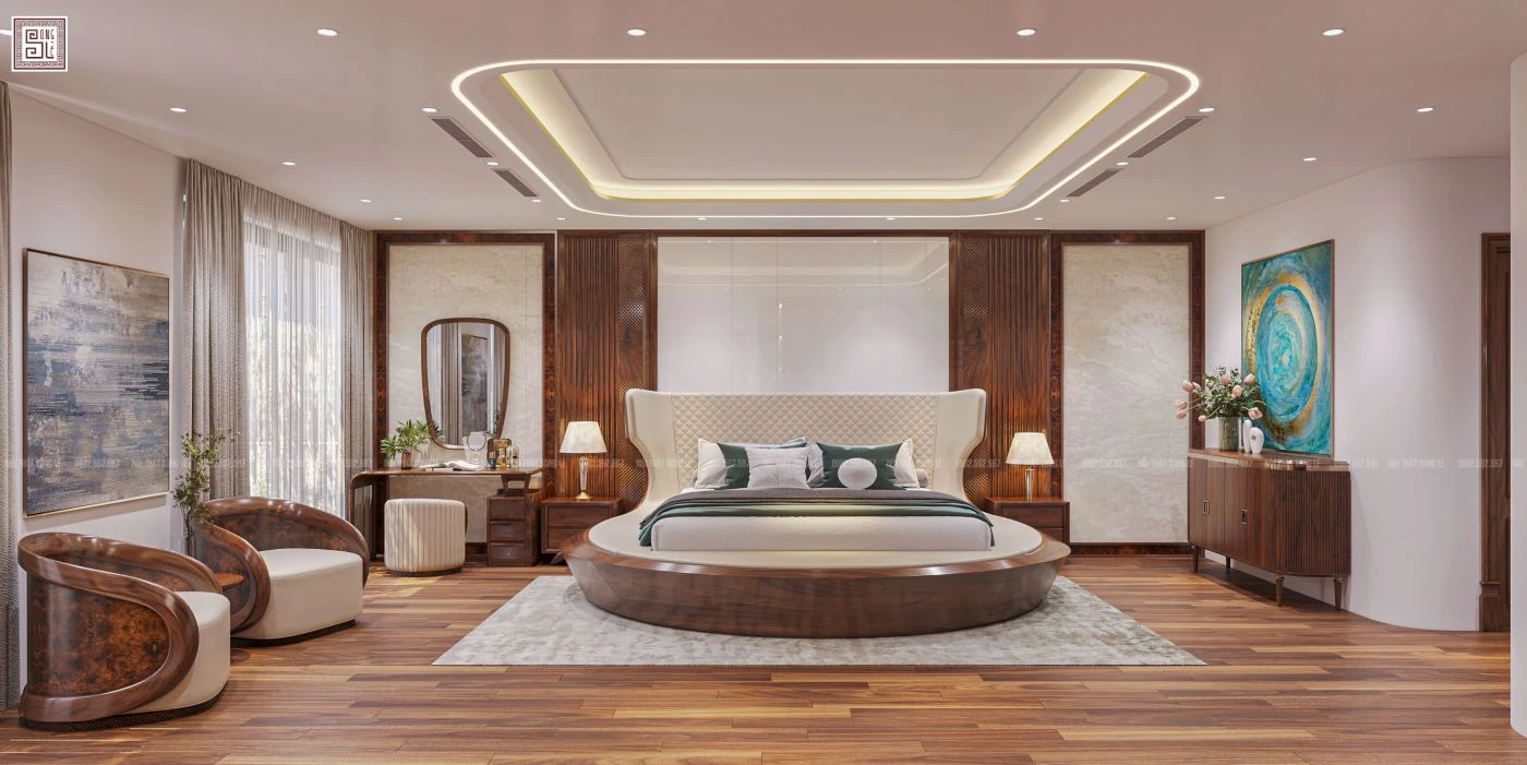 Nội thất phòng ngủ gỗ tự nhiên