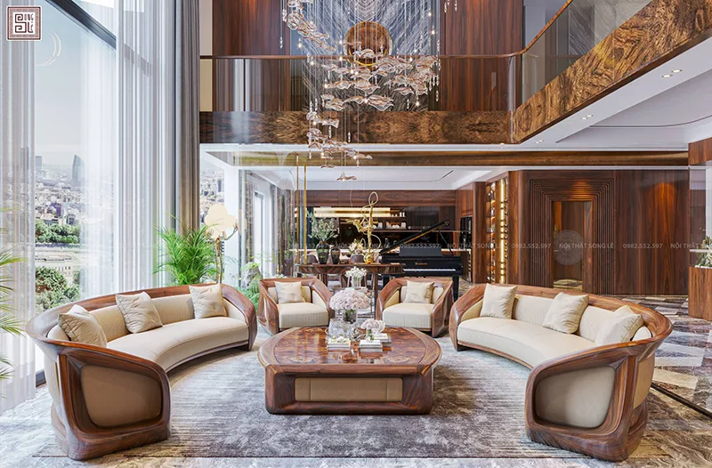 Nội thất gỗ óc chó xu hướng lựa chọn 2024